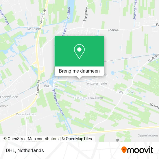 DHL kaart