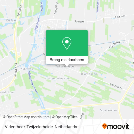 Videotheek Twijzelerheide kaart