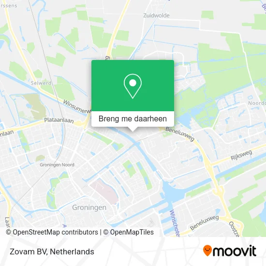 Zovam BV kaart