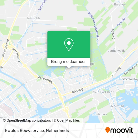 Ewolds Bouwservice kaart