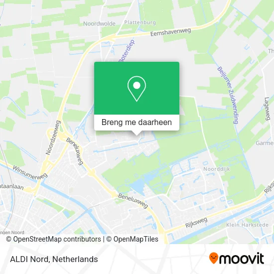 ALDI Nord kaart