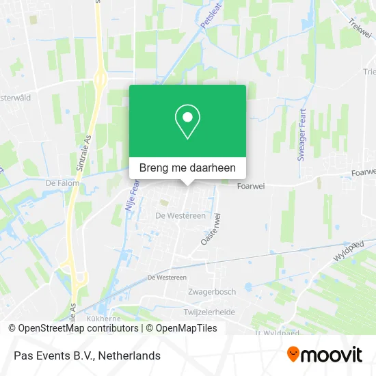 Pas Events B.V. kaart