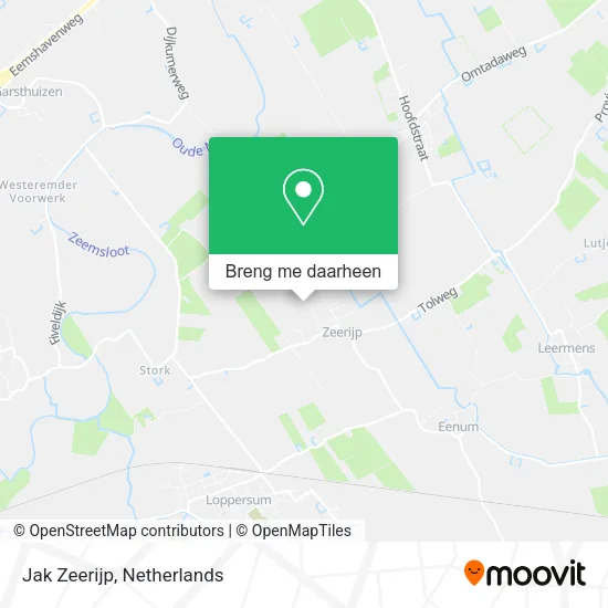 Jak Zeerijp kaart