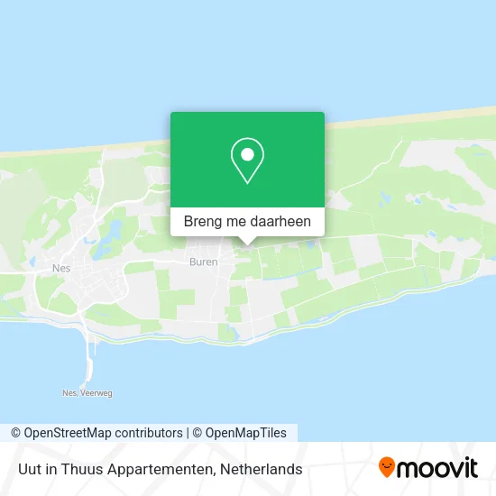 Uut in Thuus Appartementen kaart