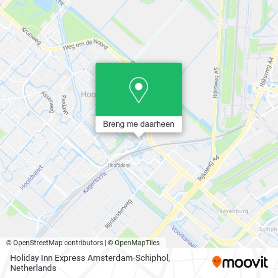 Holiday Inn Express Amsterdam-Schiphol kaart