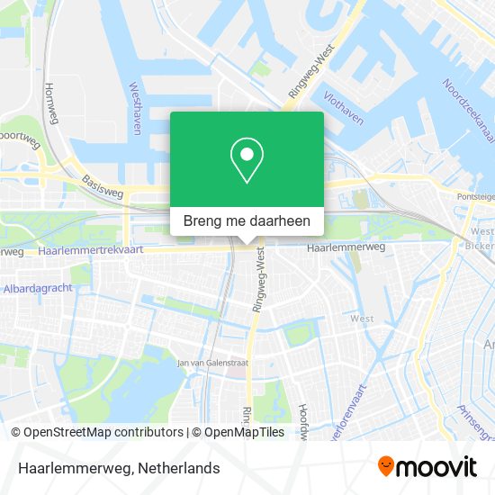 Haarlemmerweg kaart