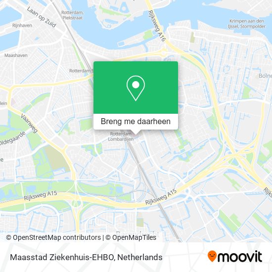 Maasstad Ziekenhuis-EHBO kaart