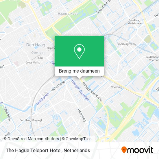 The Hague Teleport Hotel kaart