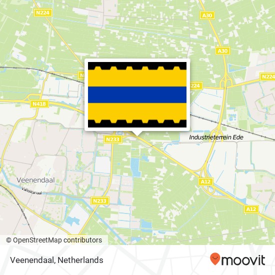 Veenendaal kaart