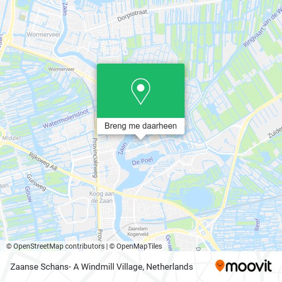 Zaanse Schans- A Windmill Village kaart