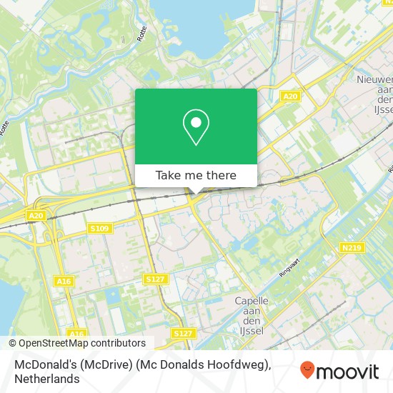 McDonald's (McDrive) (Mc Donalds Hoofdweg) kaart