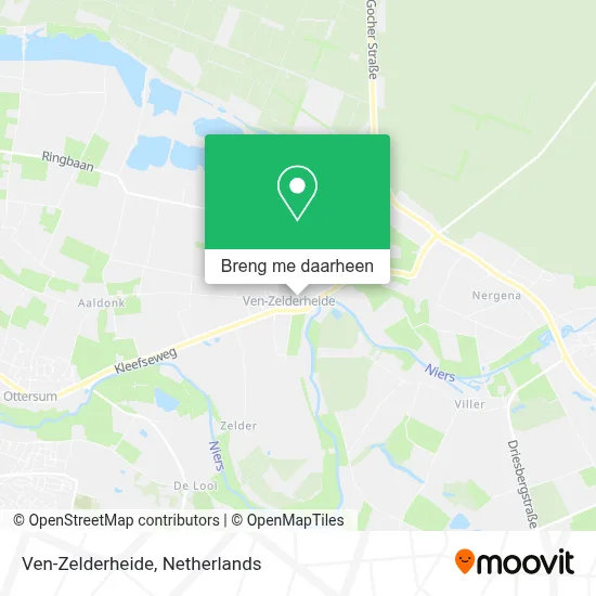 Ven-Zelderheide kaart