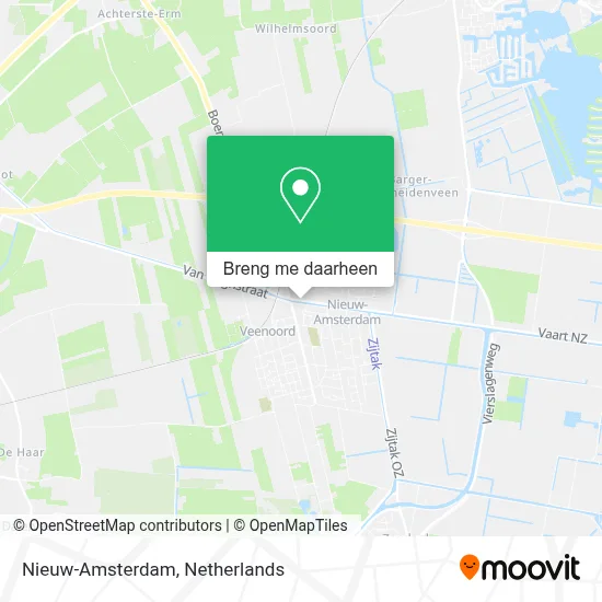 Nieuw-Amsterdam kaart