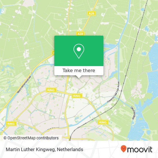 Martin Luther Kingweg kaart