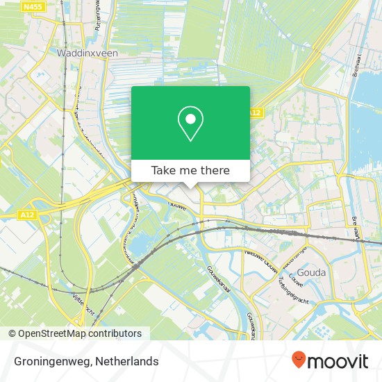 Groningenweg kaart