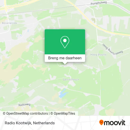 Radio Kootwijk kaart