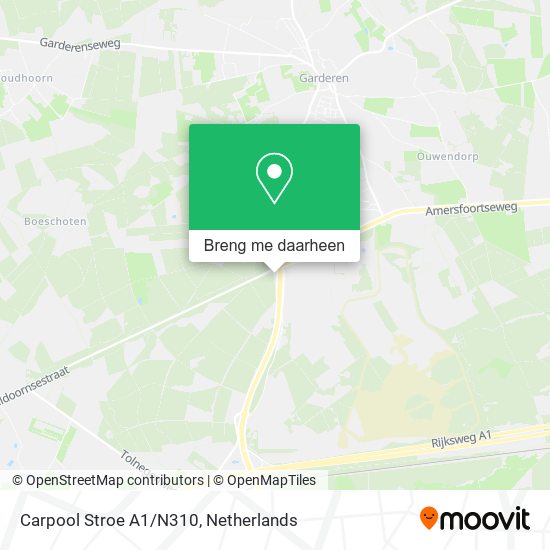 Carpool Stroe A1/N310 kaart