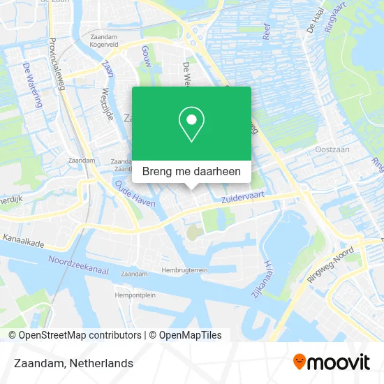 Zaandam kaart