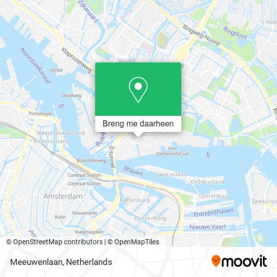 Meeuwenlaan kaart