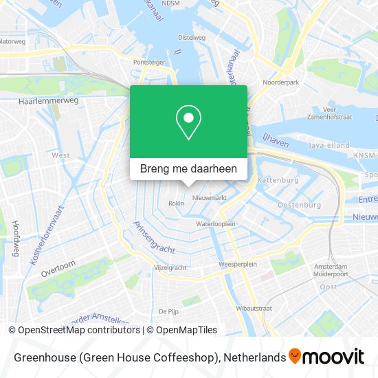 Greenhouse (Green House Coffeeshop) kaart