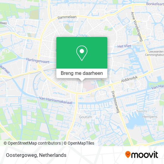 Oostergoweg kaart