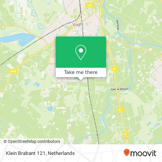 Klein Brabant 121 kaart