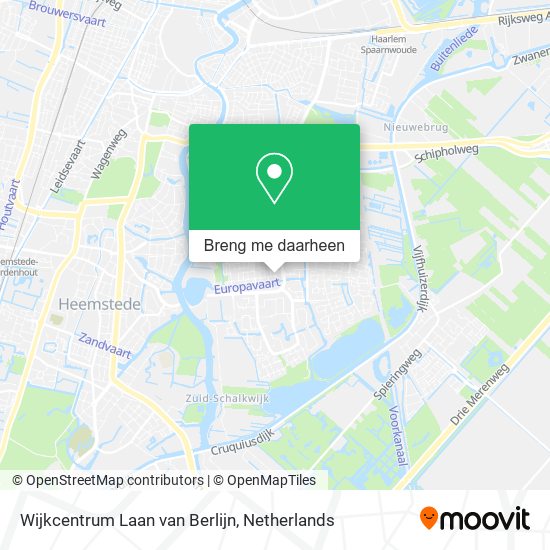 Wijkcentrum Laan van Berlijn kaart