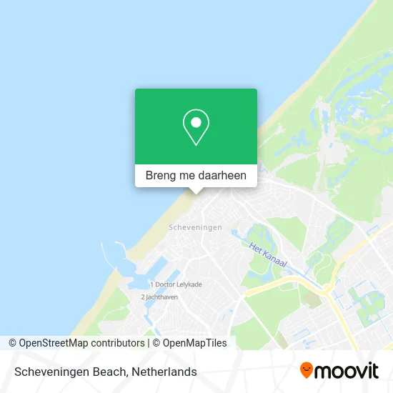Scheveningen Beach kaart