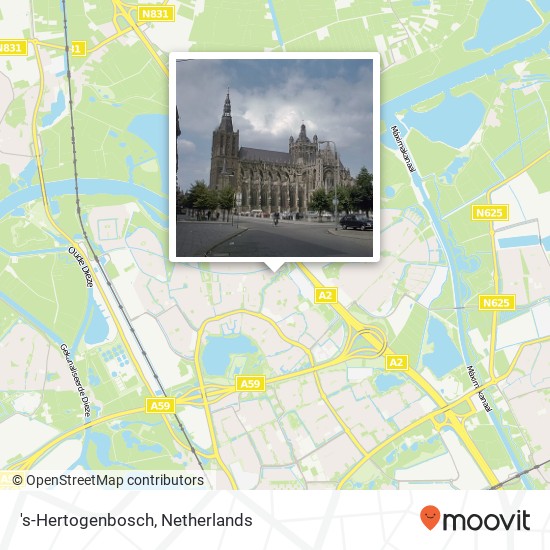 's-Hertogenbosch kaart