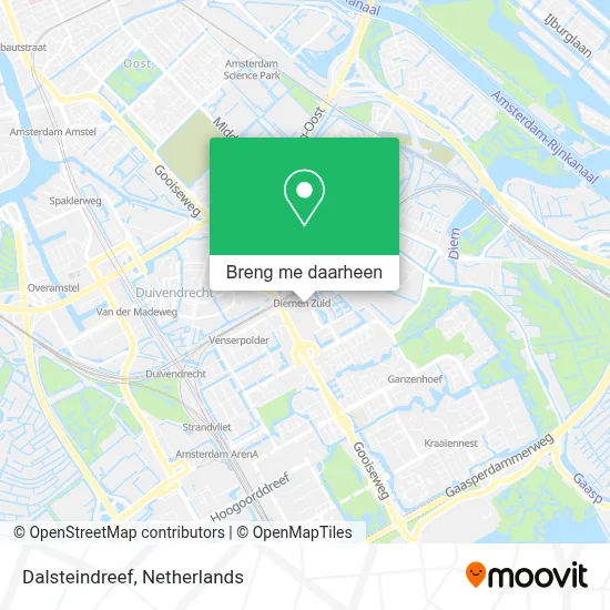 Dalsteindreef kaart