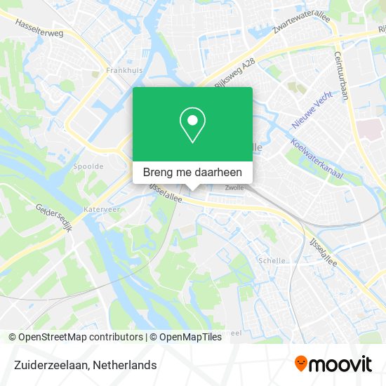 Zuiderzeelaan kaart