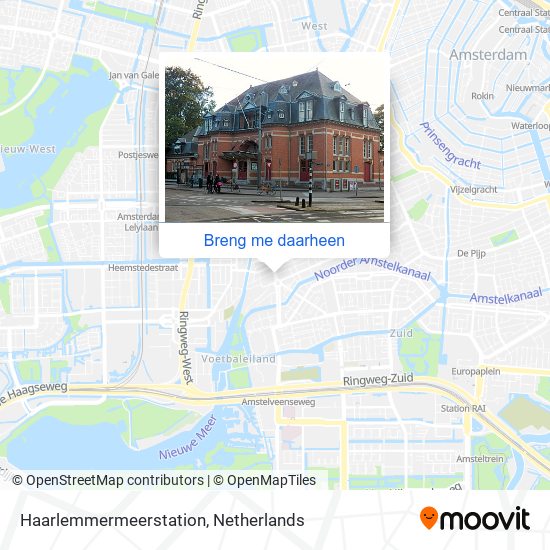 Haarlemmermeerstation kaart