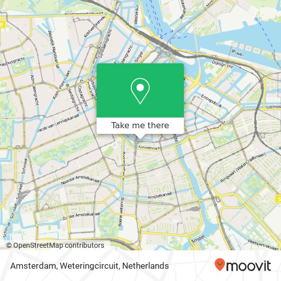 Amsterdam, Weteringcircuit kaart