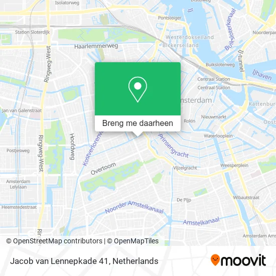 Jacob van Lennepkade 41 kaart