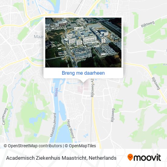 Academisch Ziekenhuis Maastricht kaart
