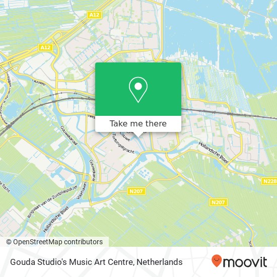 Gouda Studio's Music Art Centre kaart