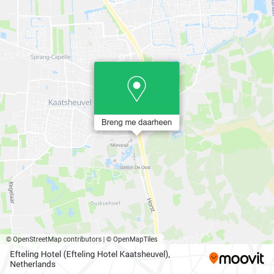 Efteling Hotel (Efteling Hotel Kaatsheuvel) kaart