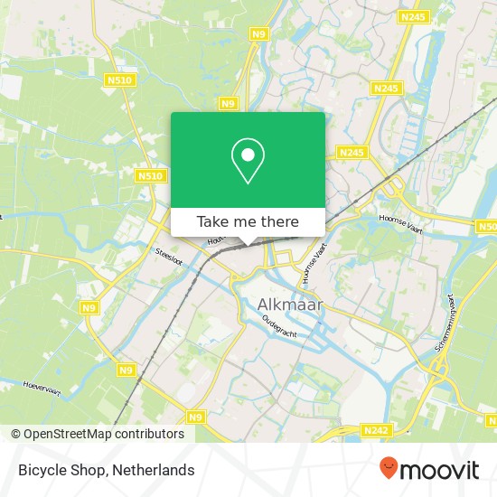 Bicycle Shop kaart