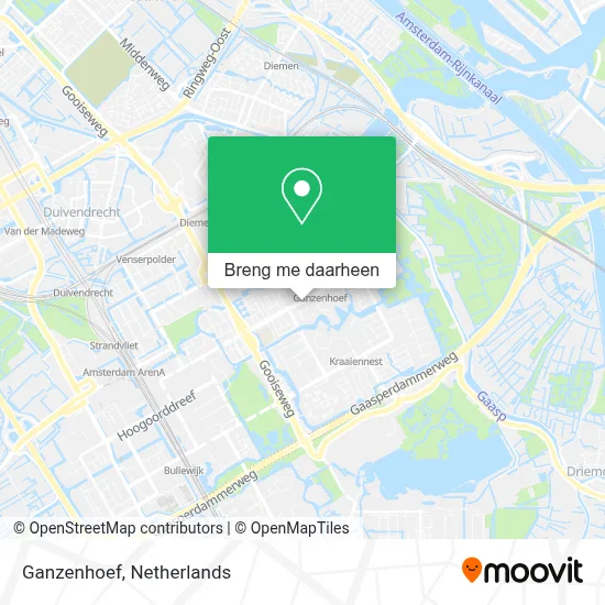 Ganzenhoef kaart