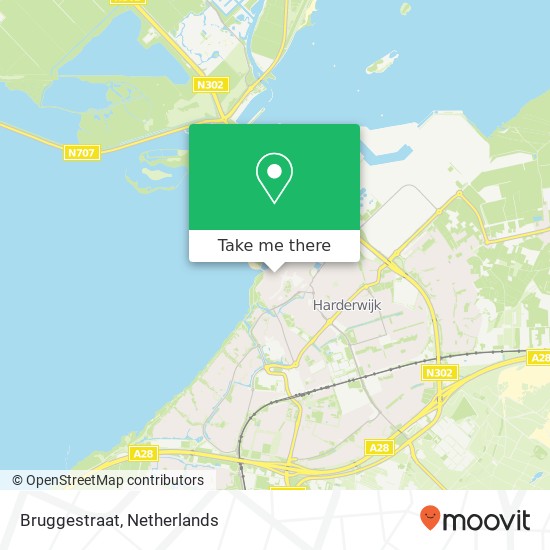 Bruggestraat kaart