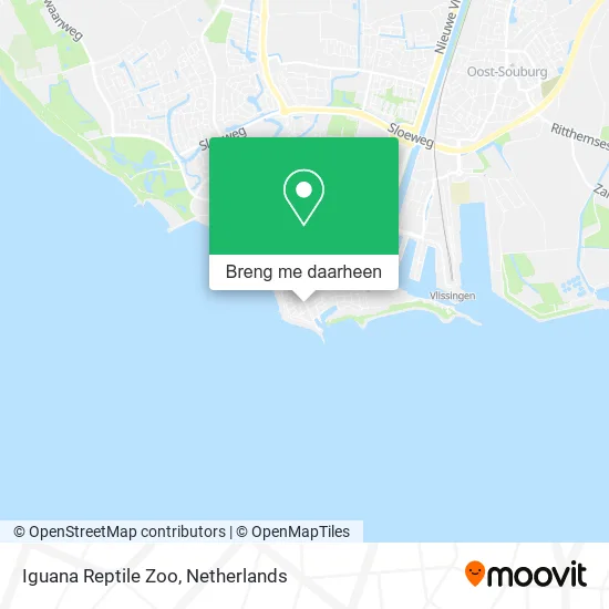Iguana Reptile Zoo kaart
