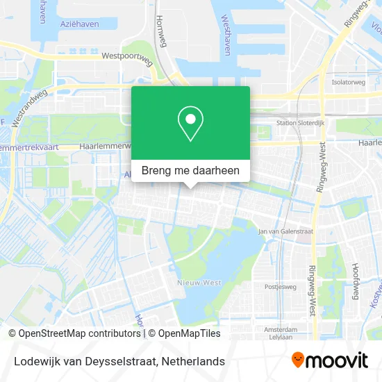 Lodewijk van Deysselstraat kaart