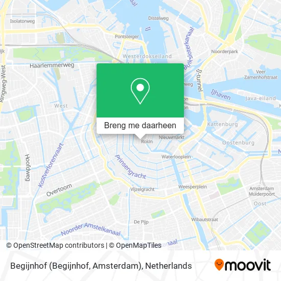 Begijnhof (Begijnhof, Amsterdam) kaart