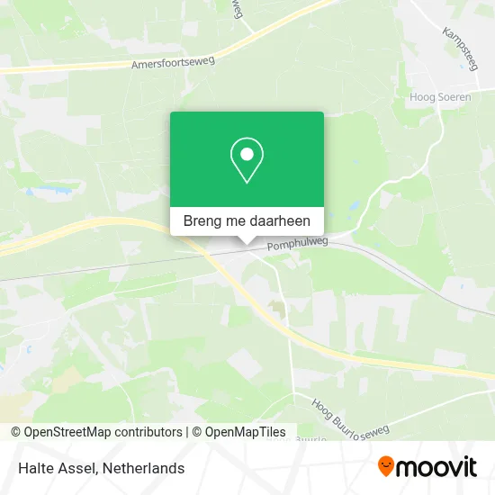 Halte Assel kaart