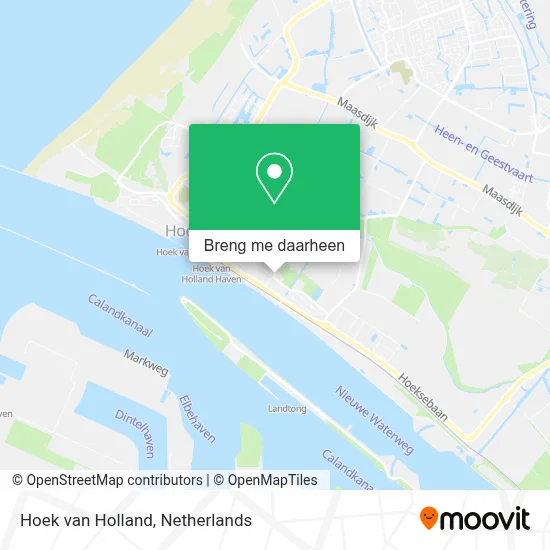 Hoek van Holland kaart