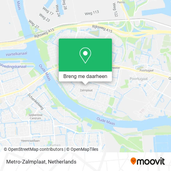 Metro-Zalmplaat kaart