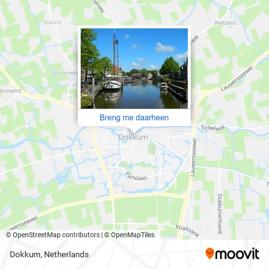 Dokkum kaart