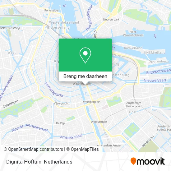 Dignita Hoftuin kaart