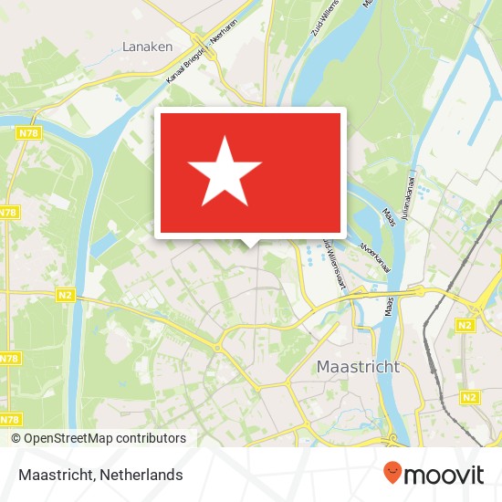 Maastricht kaart