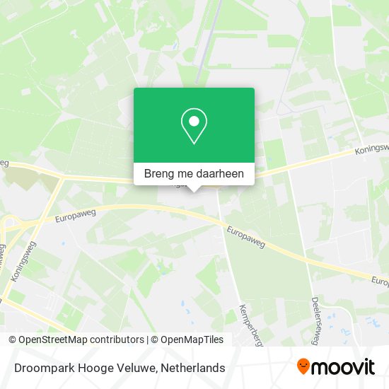 Droompark Hooge Veluwe kaart